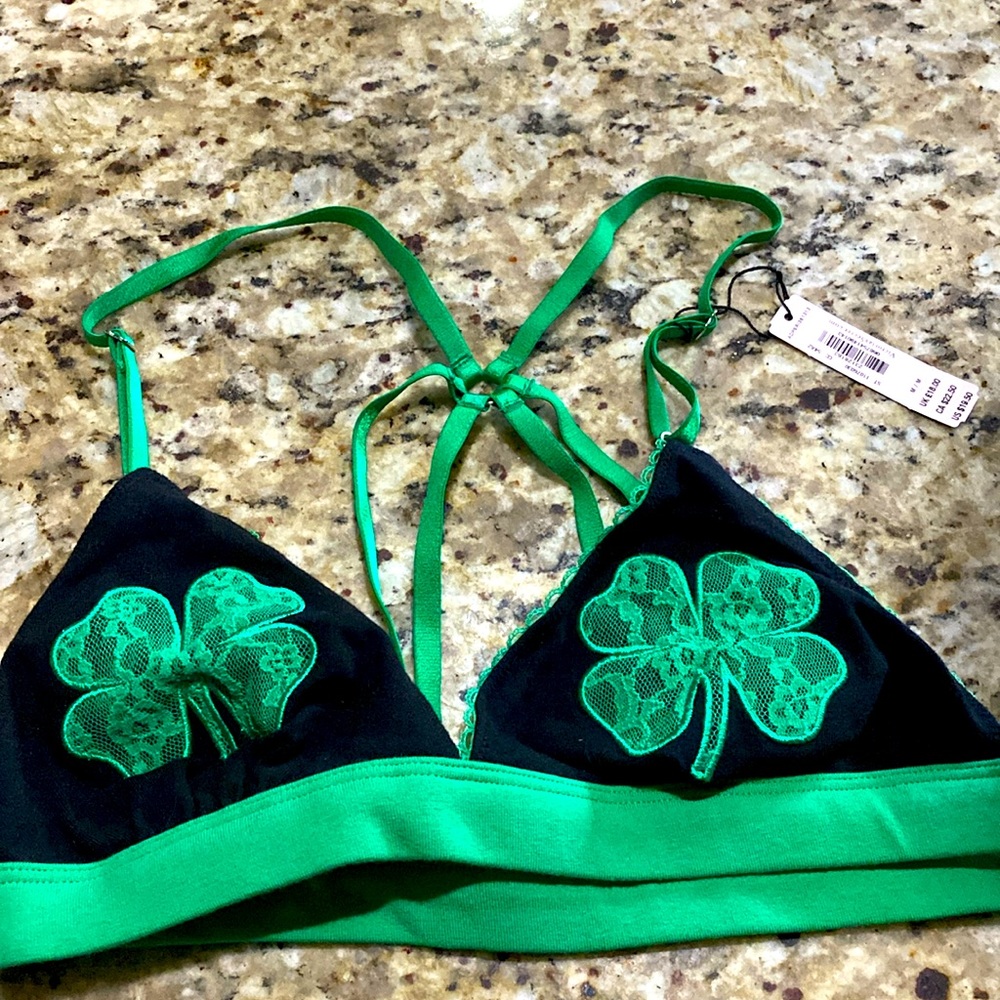 Shamrock Victorias secret bra